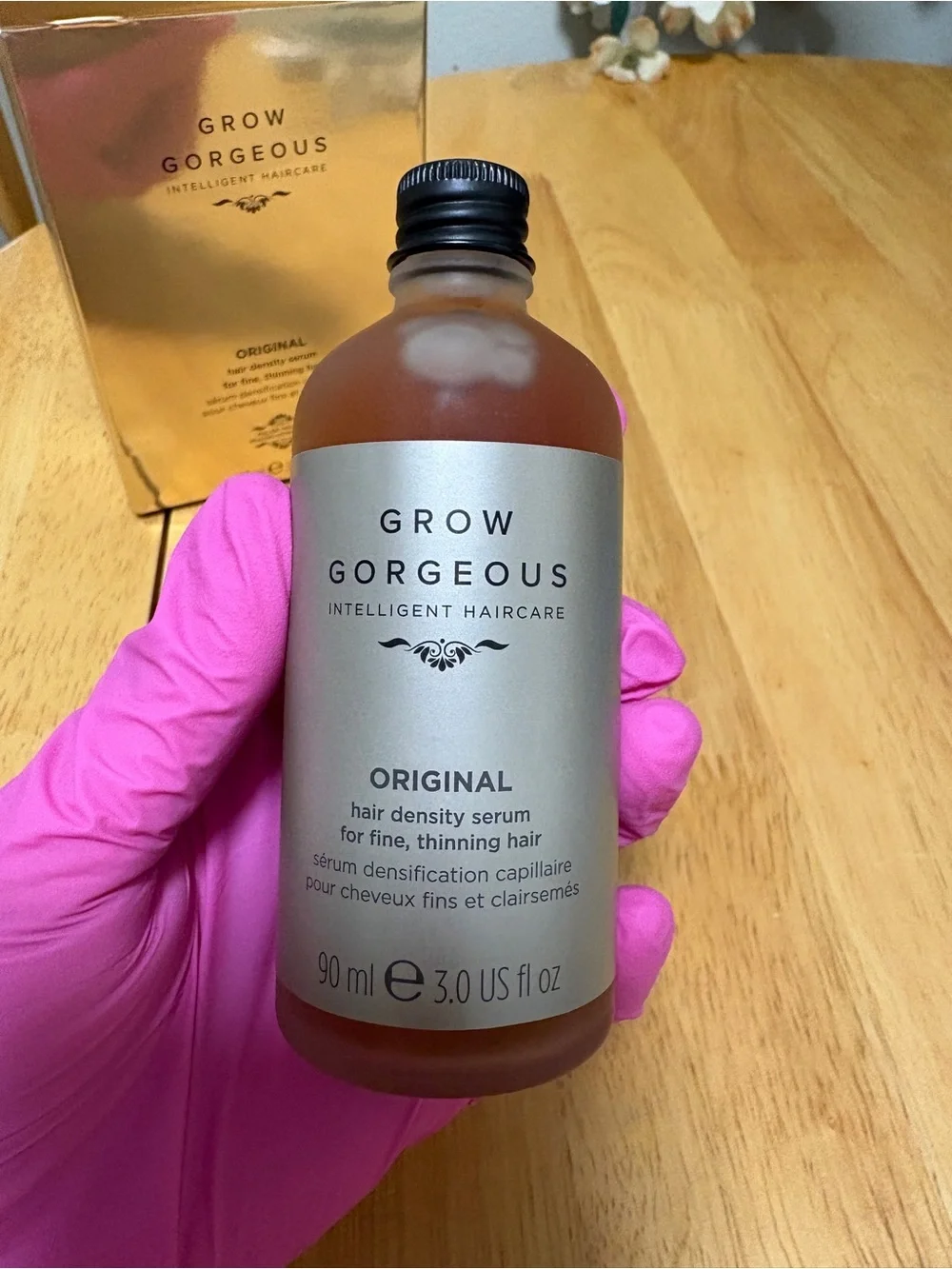 Grow Gorgeous ORIGINAL Hair Density Serum,90ml/3oz, BNIB,For Fine, Thinning Hair